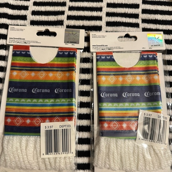 Corona Serape Bottle Poncho Set - Picture 2 of 2